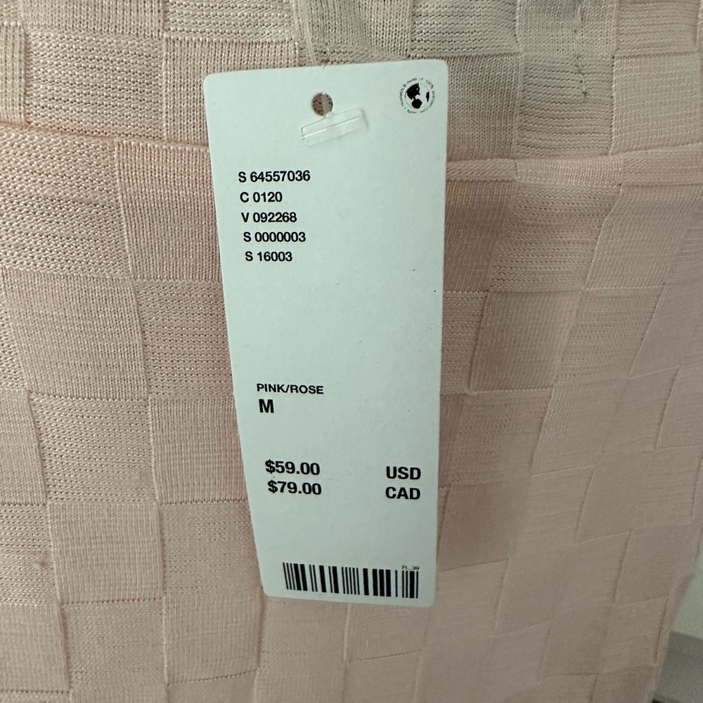 Urban Outfitters *NWT* baby pink dress with slit. - Picture 4 of 7